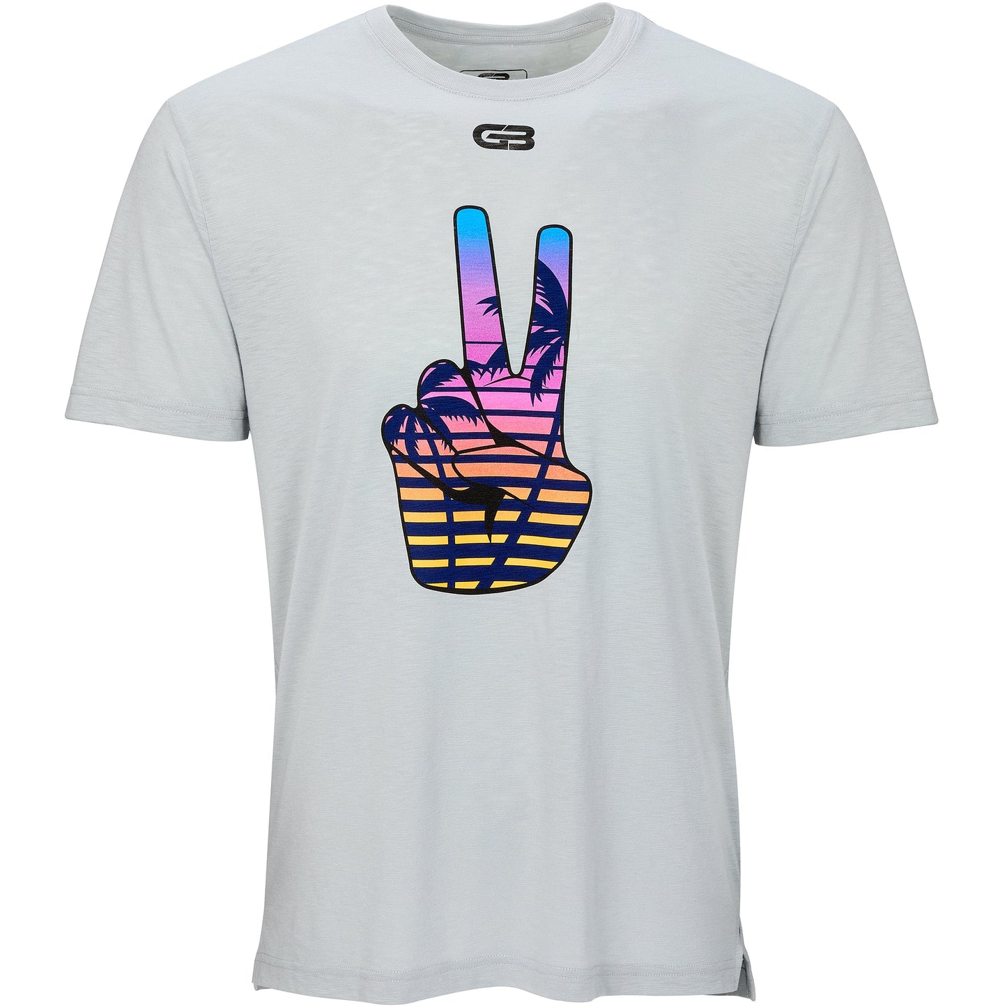 Grip Boost S / Orange Grip Boost Miami Nights Peace Men's T-Shirt