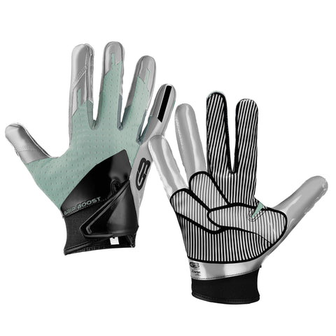 Grip Boost Chrome Peace Stealth 5.0 Football Gloves - Adult Sizes