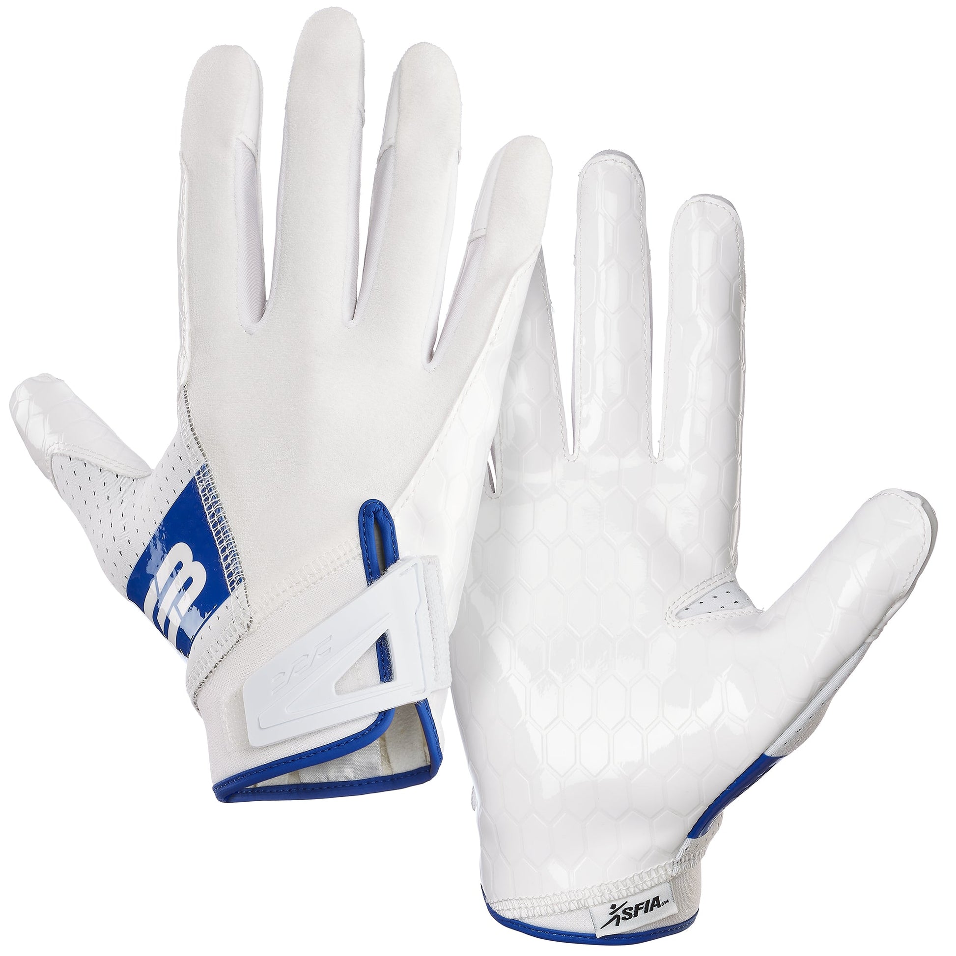 Cutters Lineman Guanti da calcio imbottiti Force 3.0 Extreme Grip, palmo e dorso della mano imbottiti flessibili, per adulti, 1 paio, bianco, per Cutters Lineman Guanti da calcio imbottiti Force 3.0 Extreme Grip, palmo e dorso della mano imbottiti flessibili, per adulti, 1 paio, bianco, per