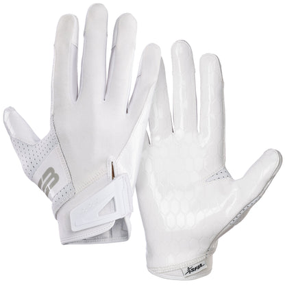 White DNA 2.0 Football Gloves | Wide Receiver & DB Gloves