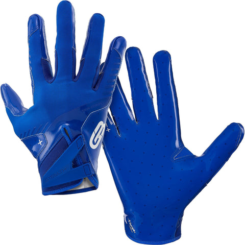 Grip Boost Solid Blue Stealth 6.0 Boost Plus Football Gloves