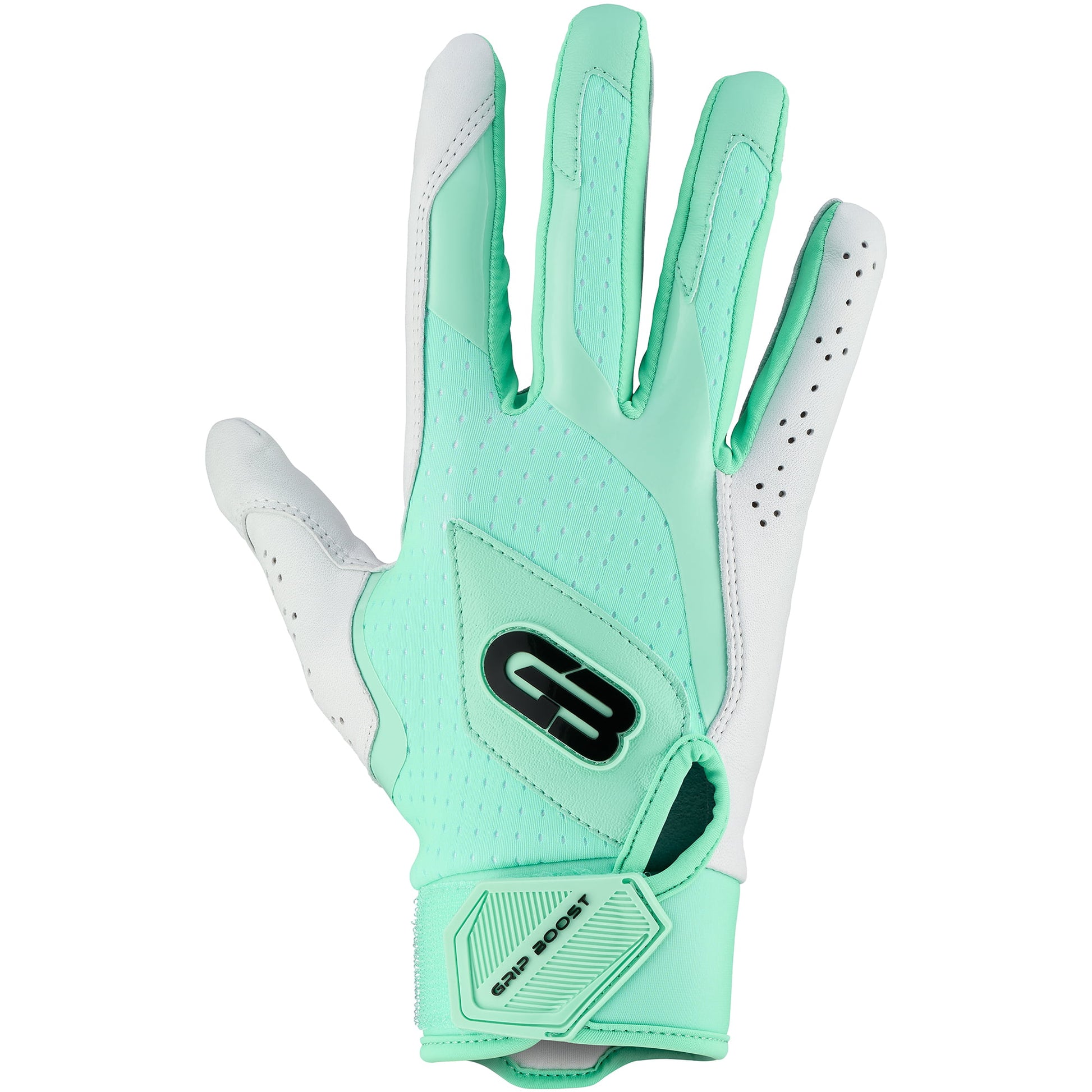 Grip Boost Batting Gloves Grip Boost Loaded Baseball Batting Gloves with Boost Plus Leather - Mint