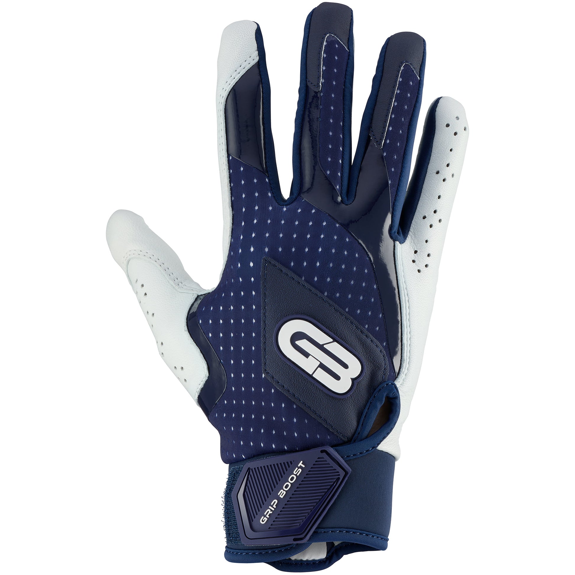 Navy Batting Gloves | Tacky Cabretta Leather Gloves
