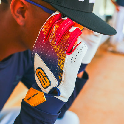 Grip Boost Batting Gloves Grip Boost USA Loaded Baseball Batting Gloves with Boost Plus Leather