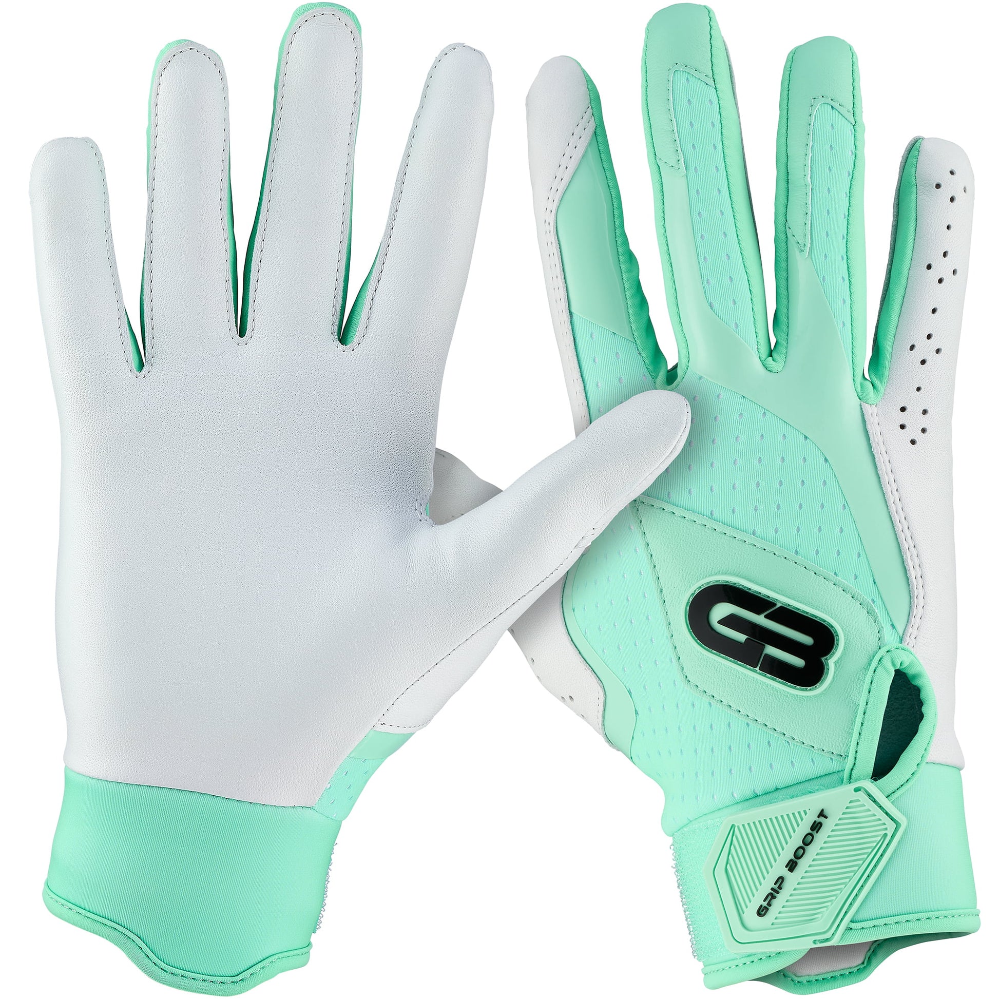 Mint Batting Gloves | Premium Cabretta Leather Grip Gloves