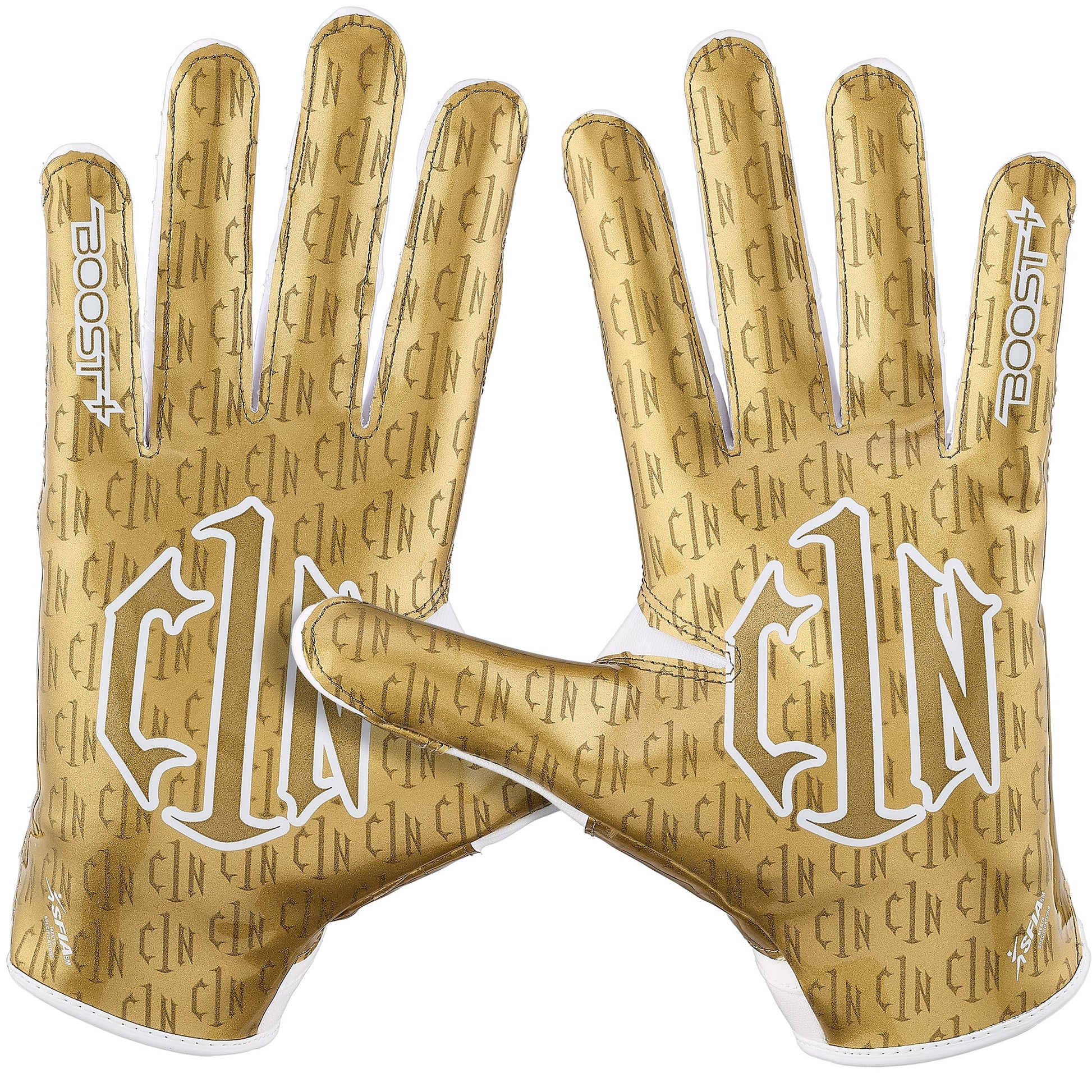 Grip Boost Football Receiving Gloves Grip Boost Cam Newton Stealth 6.0 Youth Football Gloves - Youth Sizes