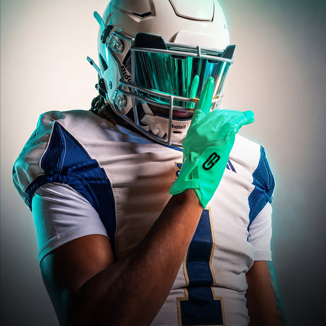 Grip Boost Football Receiving Gloves Grip Boost Stealth 6.0 Football Gloves – Mint