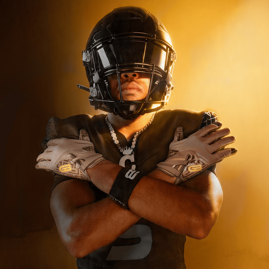 Grip Boost Football Receiving Gloves Grip Boost Stealth 6.0 Football Gloves – Prime Lux