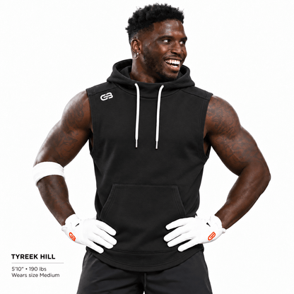 Grip Boost Hoodie YS Grip Boost Breakaway Sleeveless Hoodie - Black/White