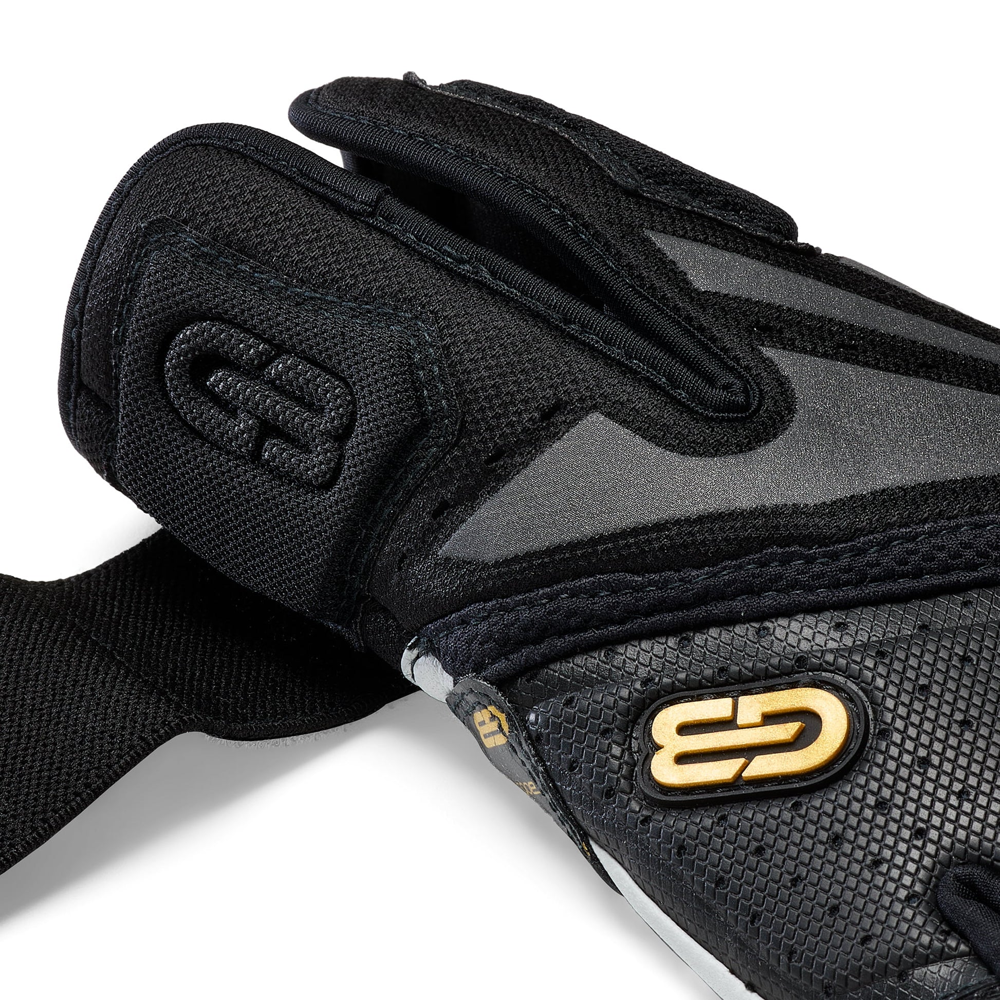 Grip Boost Lineman Gloves Grip Boost Big Skill 2.0 Black Lineman Football Gloves