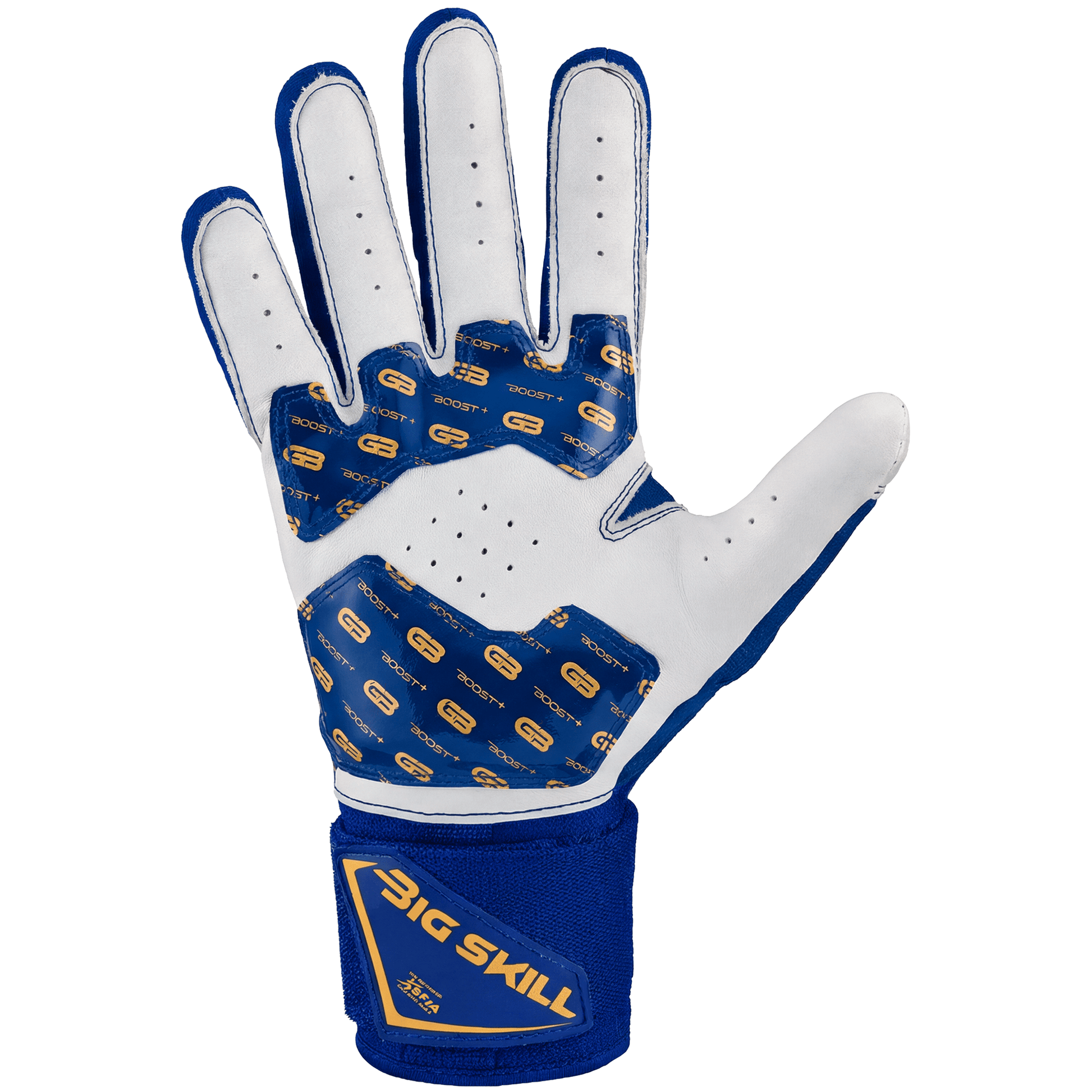 Grip Boost Lineman Gloves Grip Boost Big Skill 2.0 Lineman Football Gloves – Blue