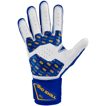 Grip Boost Lineman Gloves Grip Boost Big Skill 2.0 Lineman Football Gloves – Blue