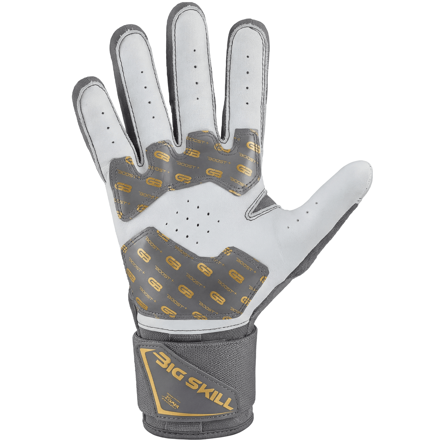 Grip Boost Lineman Gloves Grip Boost Big Skill 2.0 Lineman Football Gloves – Gray