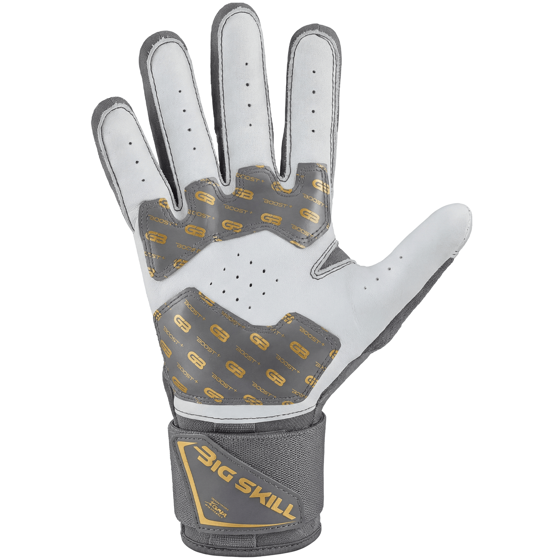 Grip Boost Lineman Gloves Grip Boost Big Skill 2.0 Lineman Football Gloves – Gray