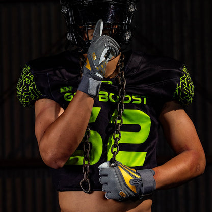 Grip Boost Lineman Gloves Grip Boost Big Skill 2.0 Lineman Football Gloves – Gray