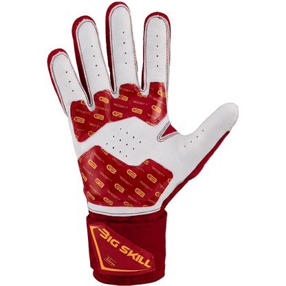 Grip Boost Lineman Gloves Grip Boost Big Skill 2.0 Lineman Football Gloves – Red