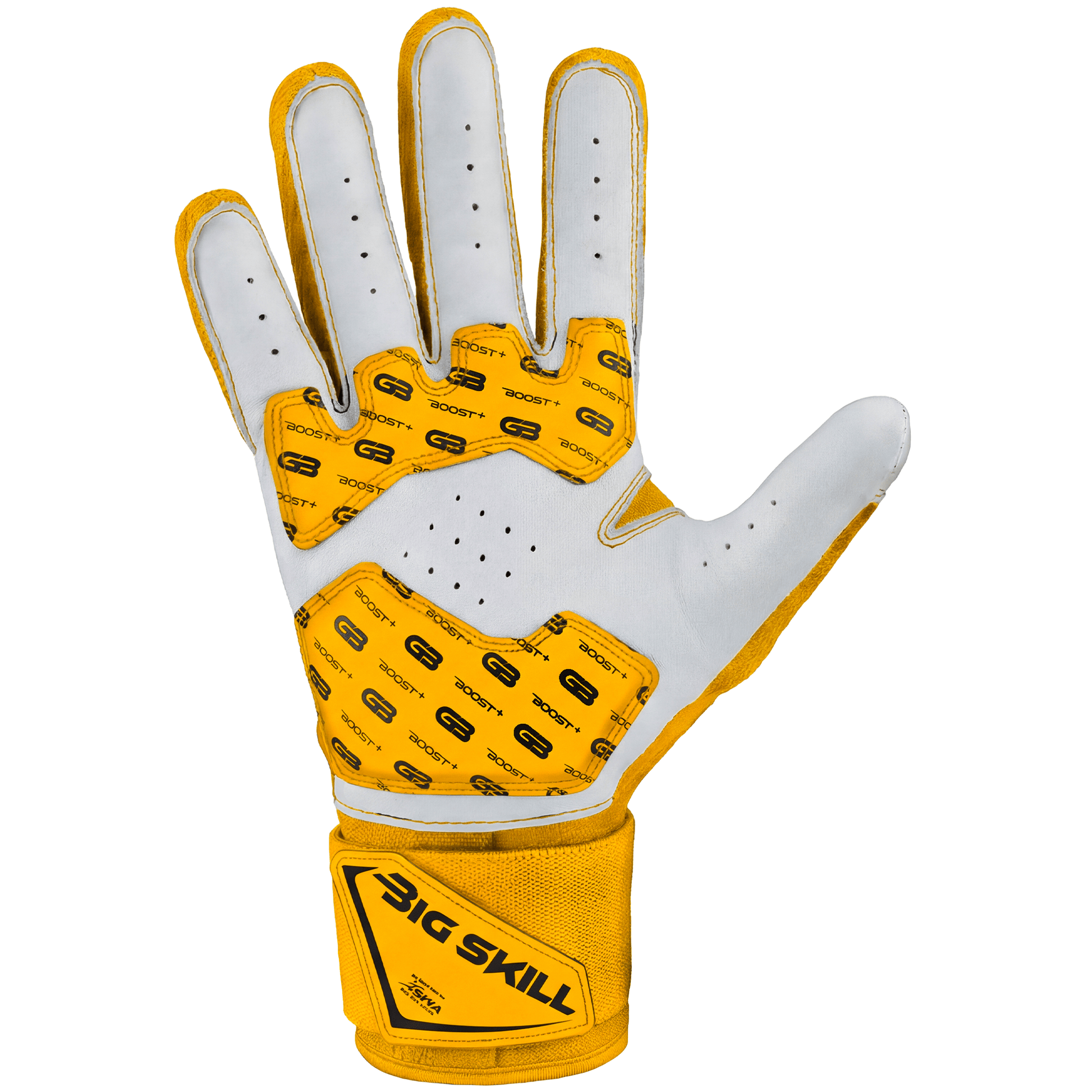Grip Boost Lineman Gloves Grip Boost Big Skill 2.0 Lineman Football Gloves – Yellow