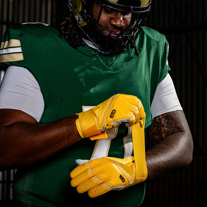 Grip Boost Lineman Gloves Grip Boost Big Skill 2.0 Lineman Football Gloves – Yellow