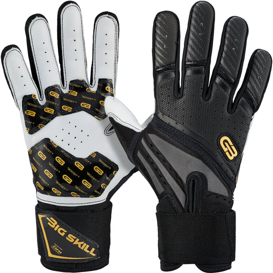 Grip Boost Lineman Gloves Small / Black Grip Boost Big Skill 2.0 Black Lineman Football Gloves