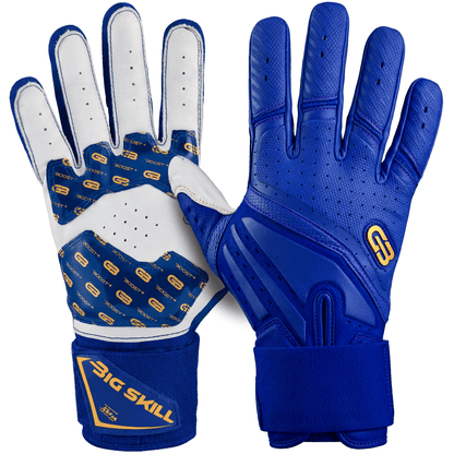 Grip Boost Lineman Gloves Small / Blue Grip Boost Big Skill 2.0 Lineman Football Gloves – Blue