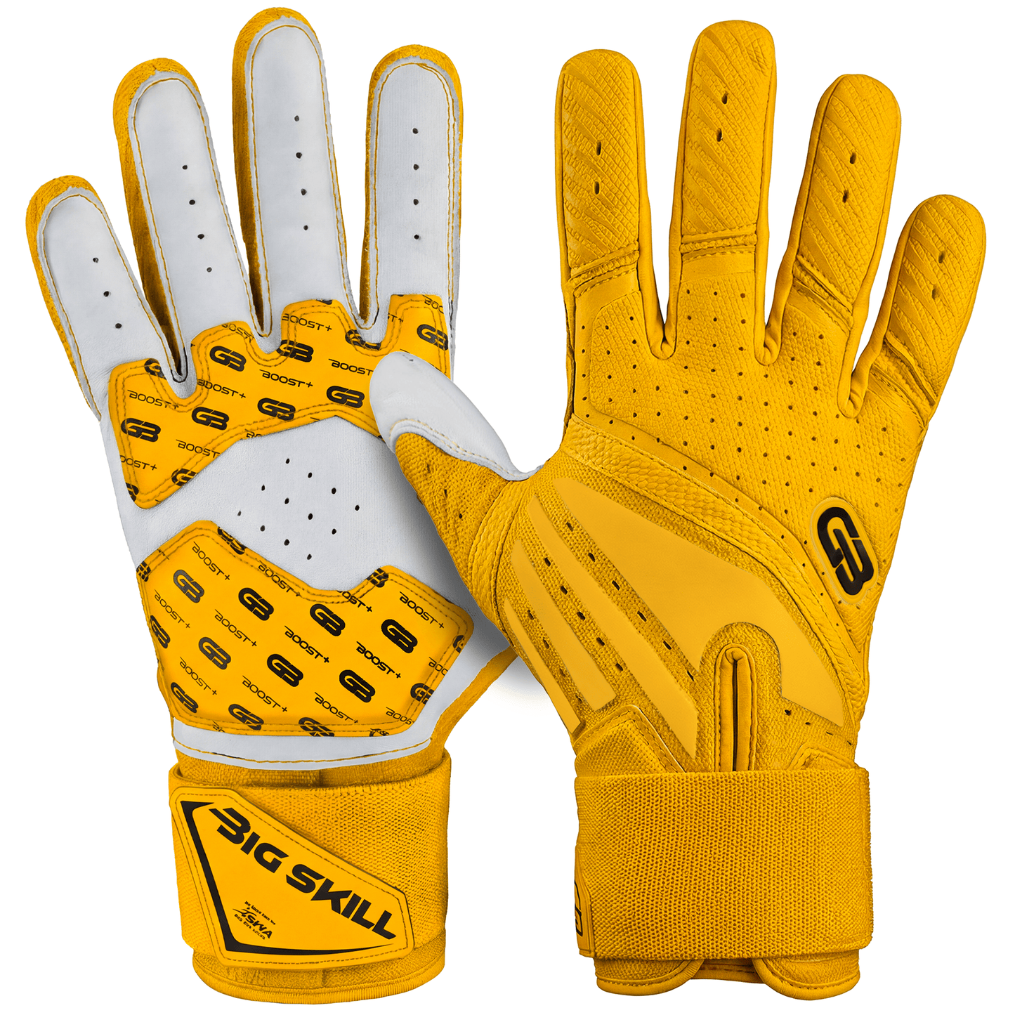 Grip Boost Lineman Gloves Small / Yellow Grip Boost Big Skill 2.0 Lineman Football Gloves – Yellow