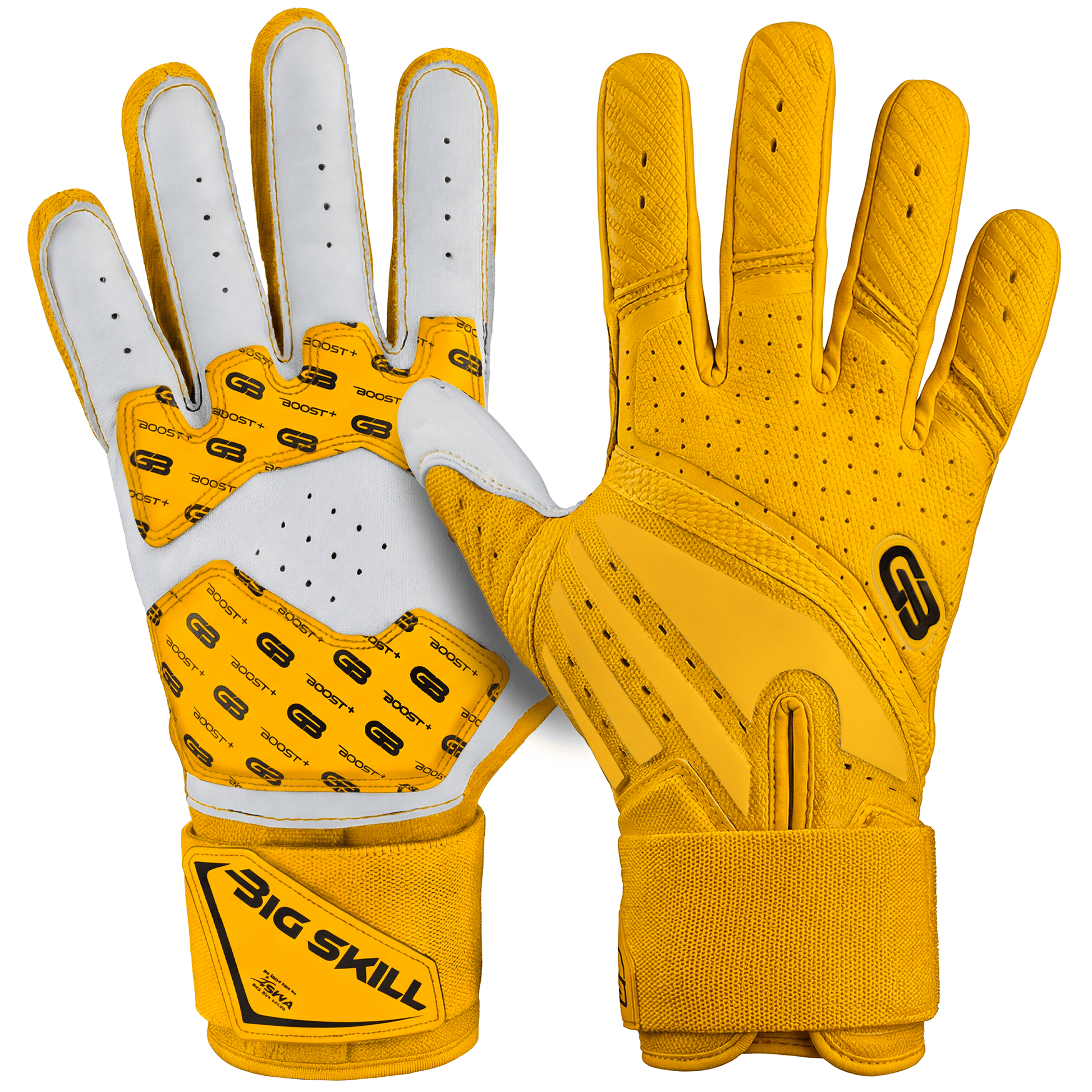 Grip Boost Lineman Gloves Small / Yellow Grip Boost Big Skill 2.0 Lineman Football Gloves – Yellow