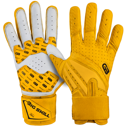 Grip Boost Lineman Gloves Small / Yellow Grip Boost Big Skill 2.0 Lineman Football Gloves – Yellow