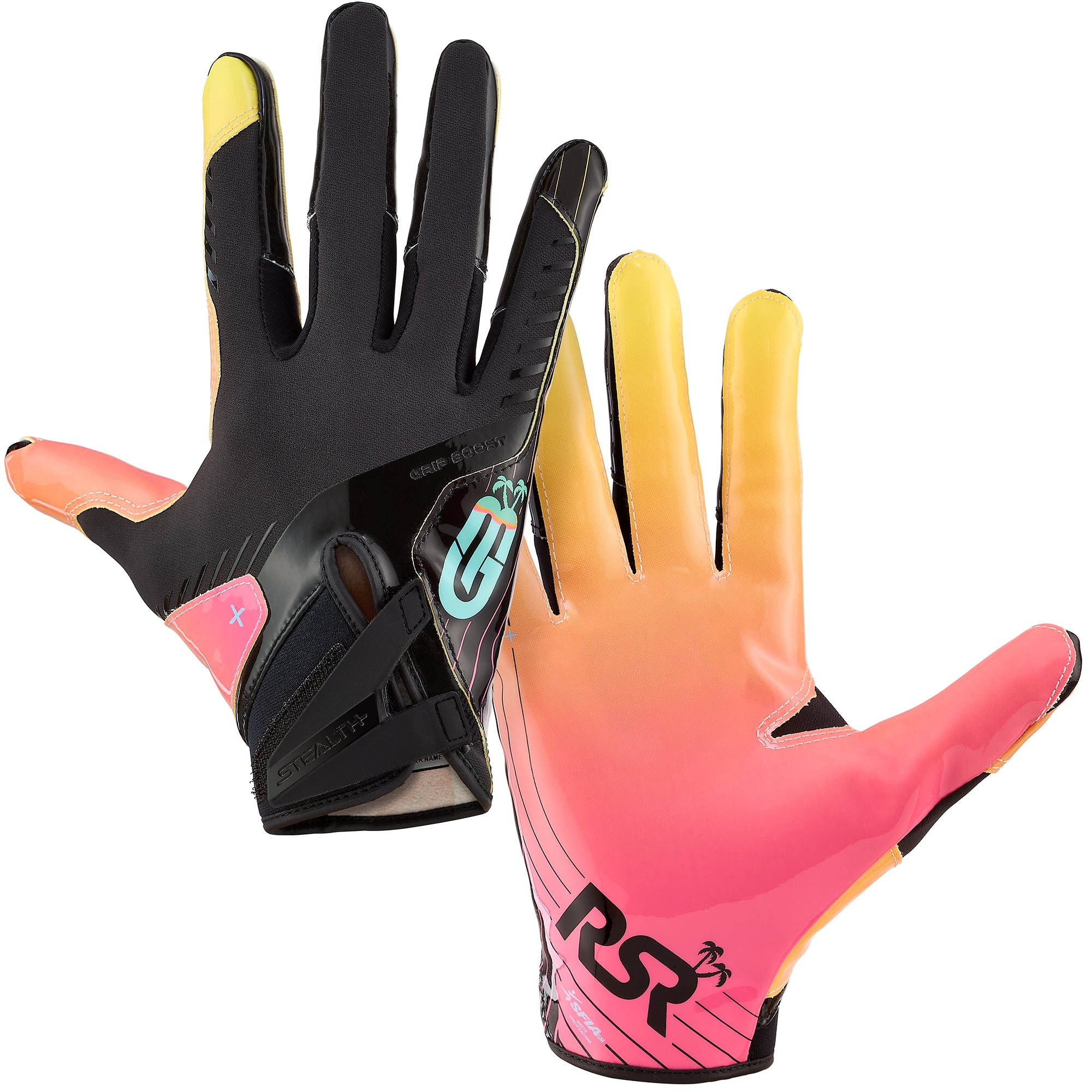 Rosenhaus Stealth 6 Youth Gloves Football Gloves for Boys Grip Boost