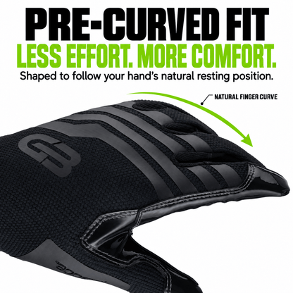 Grip Boost Work Gloves Grip Boost ClutchGrip EZFit Utility Work Gloves - Black