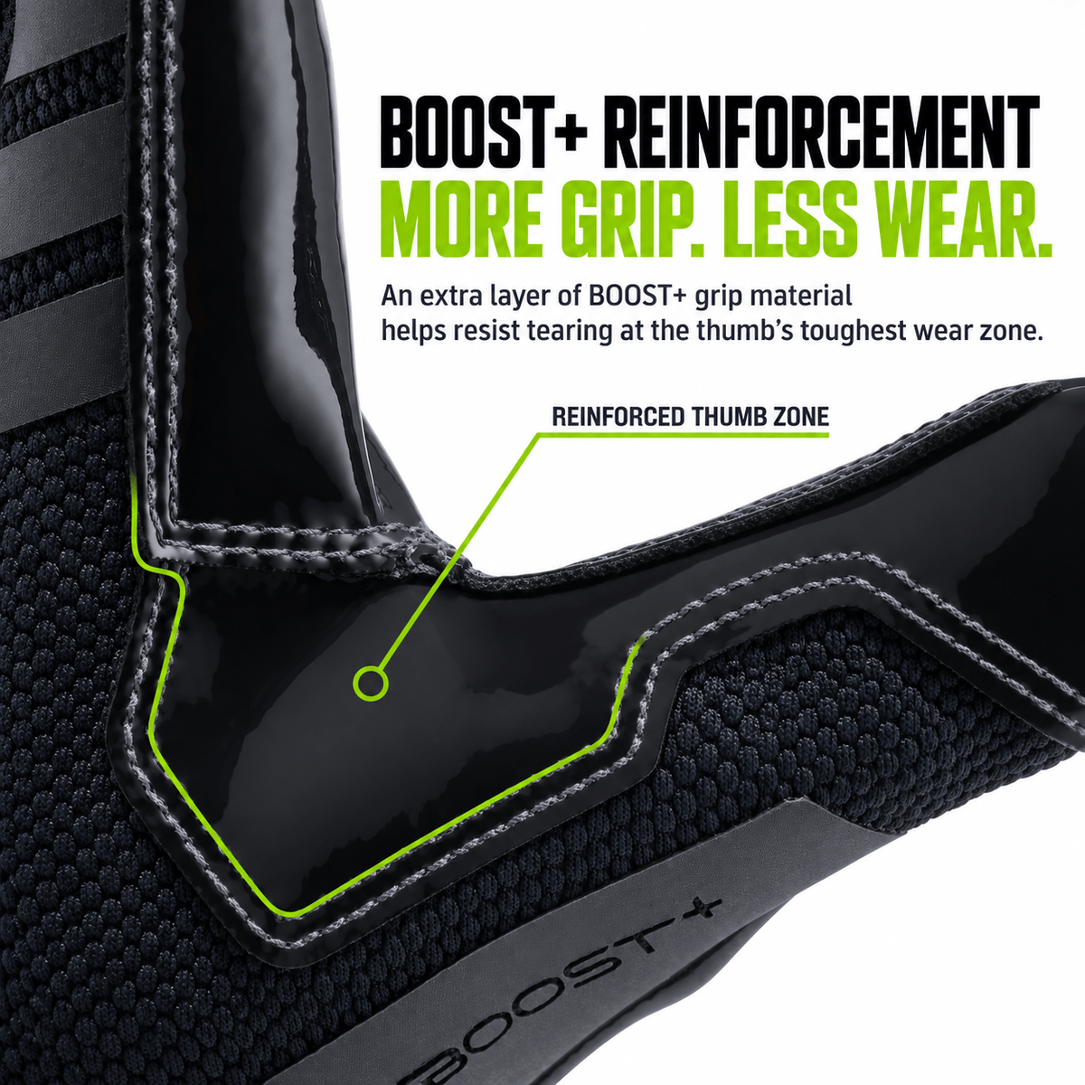 Grip Boost Work Gloves Grip Boost ClutchGrip EZFit Utility Work Gloves - Black