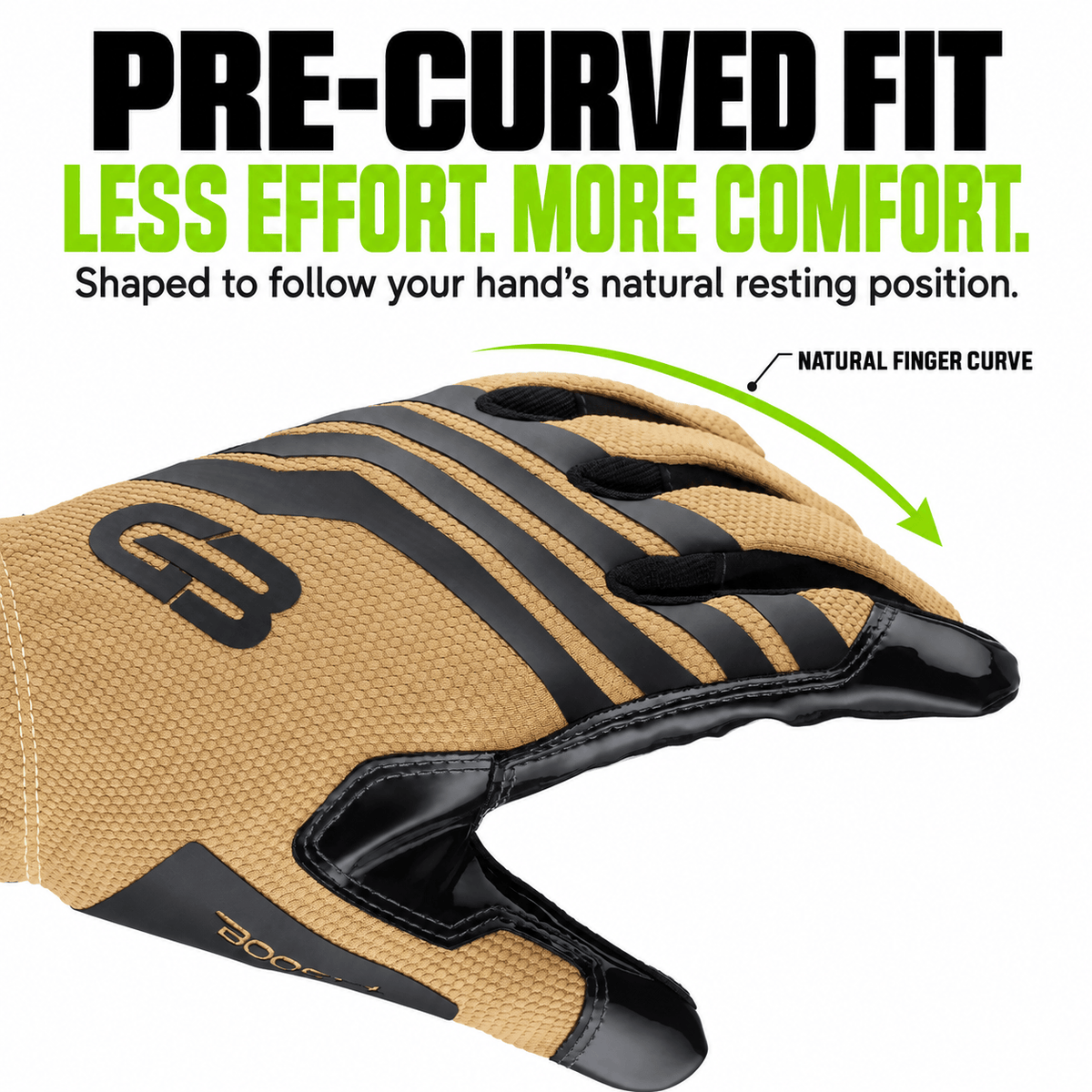 Grip Boost Work Gloves Grip Boost ClutchGrip EZFit Utility Work Gloves - Coyote