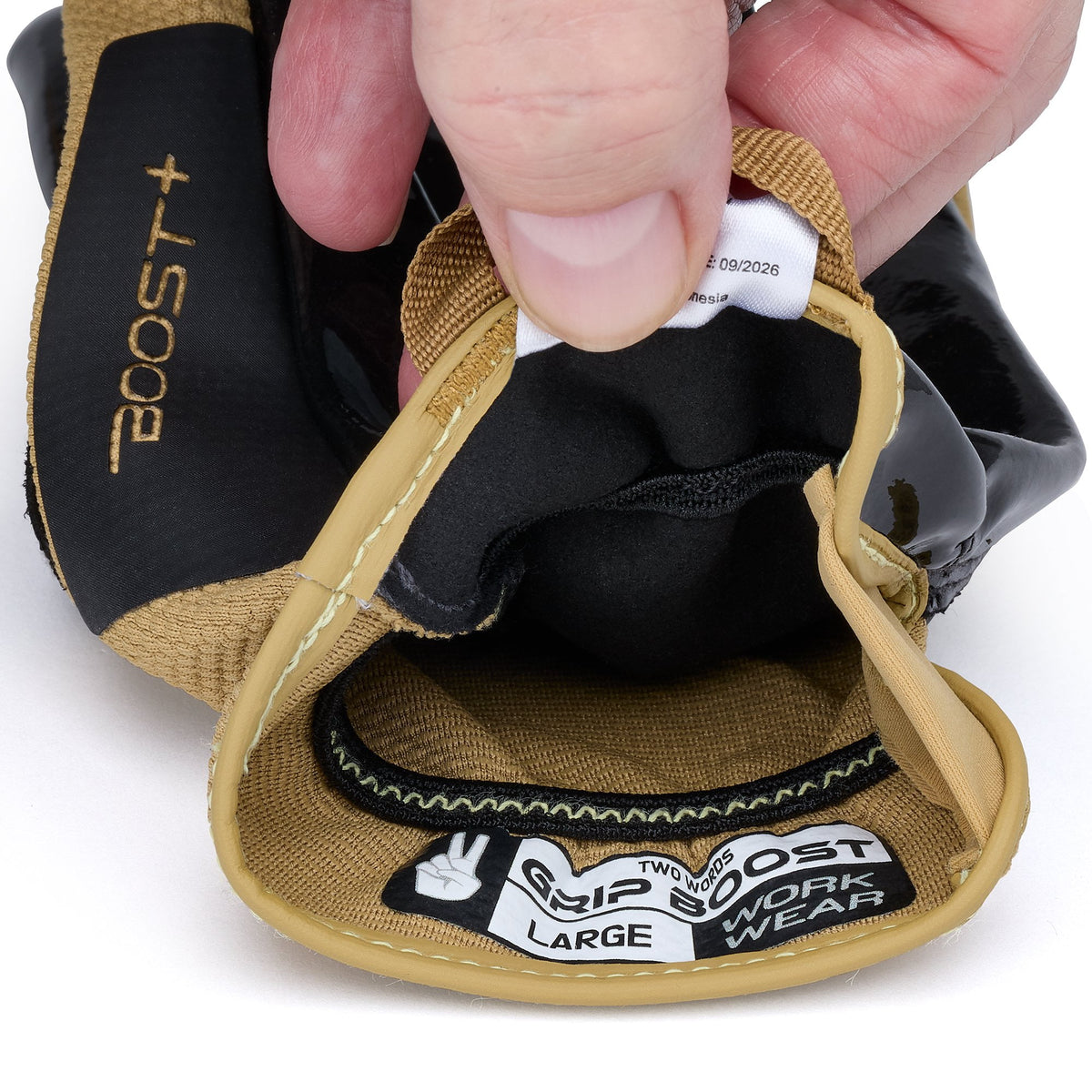 Grip Boost Work Gloves Grip Boost ClutchGrip EZFit Utility Work Gloves - Coyote