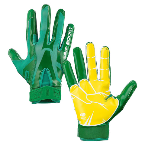 Grip Boost Kelly Green Peace Football Gloves - Adult Sizes - $44.95