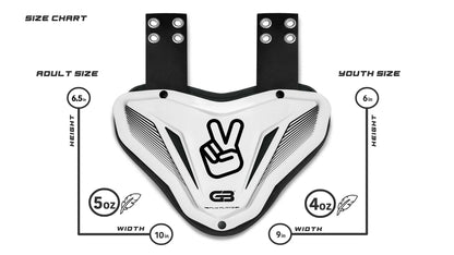 Grip Boost Football Equipment Grip Boost Fly Plate Football Back Plate - Adult & Youth